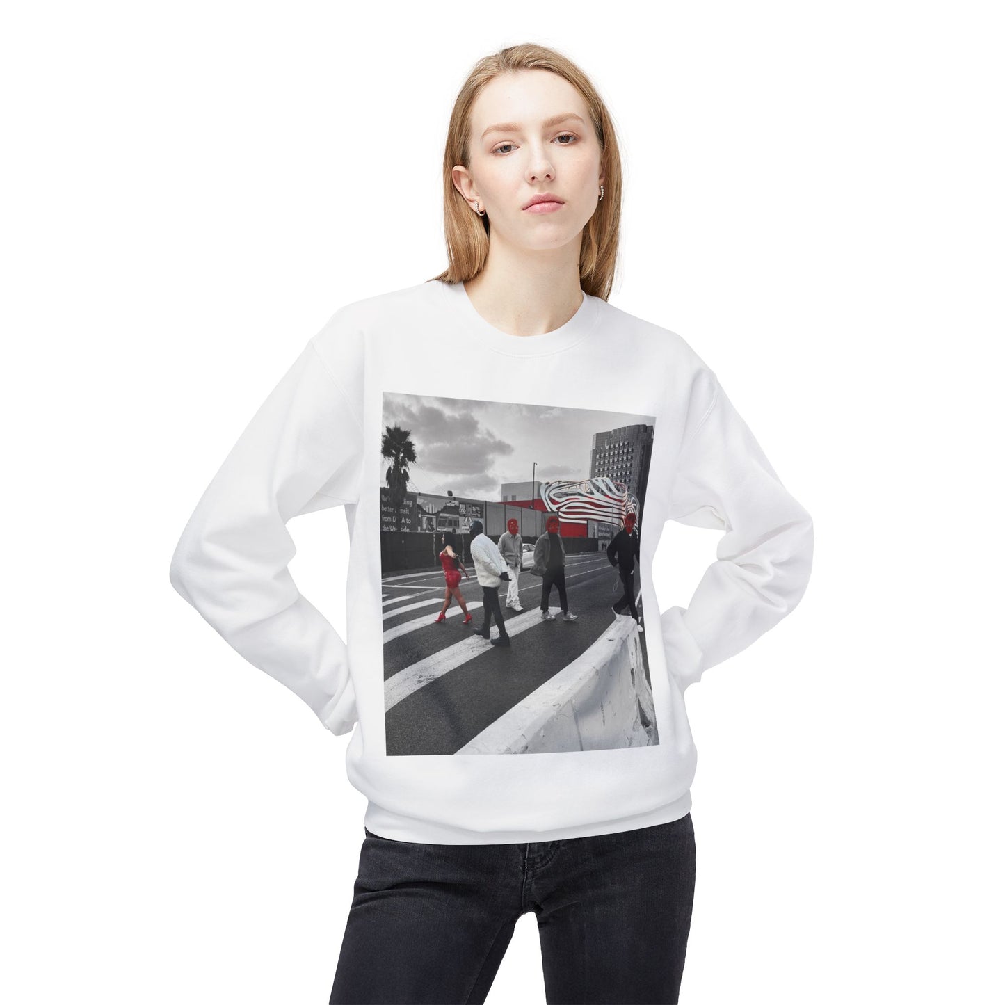 Madame Darth Phoenix Walks Her gimp Crewneck Sweatshirt