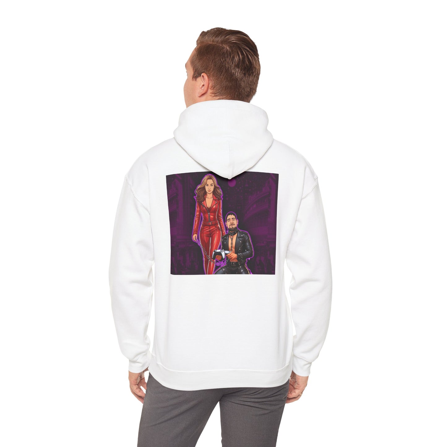 Goddess Eve and Her pet Heavy Blend Hoodie