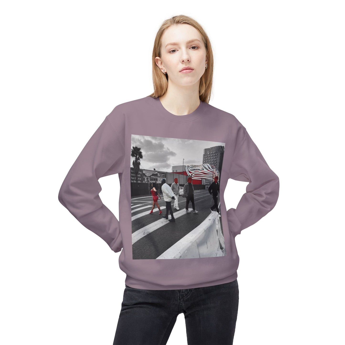 Madame Darth Phoenix Walks Her gimp Crewneck Sweatshirt