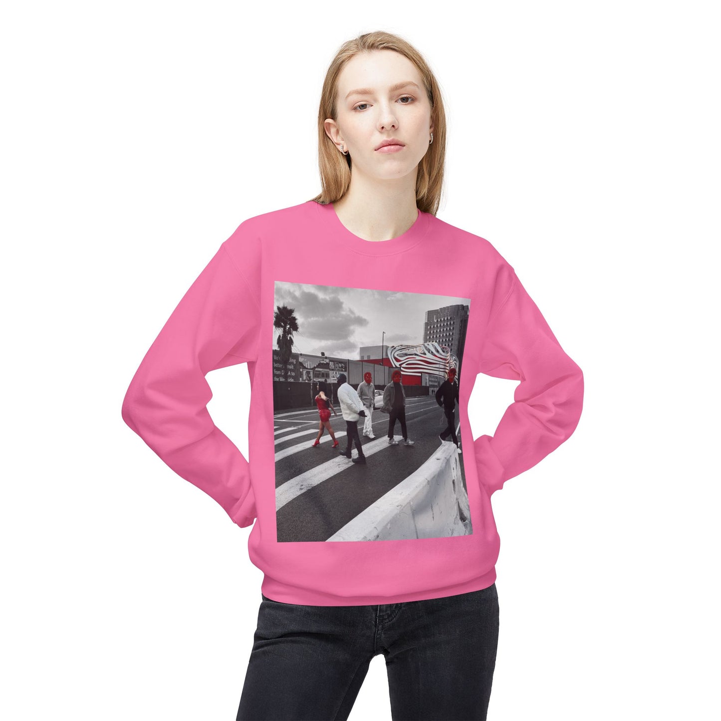 Madame Darth Phoenix Walks Her gimp Crewneck Sweatshirt